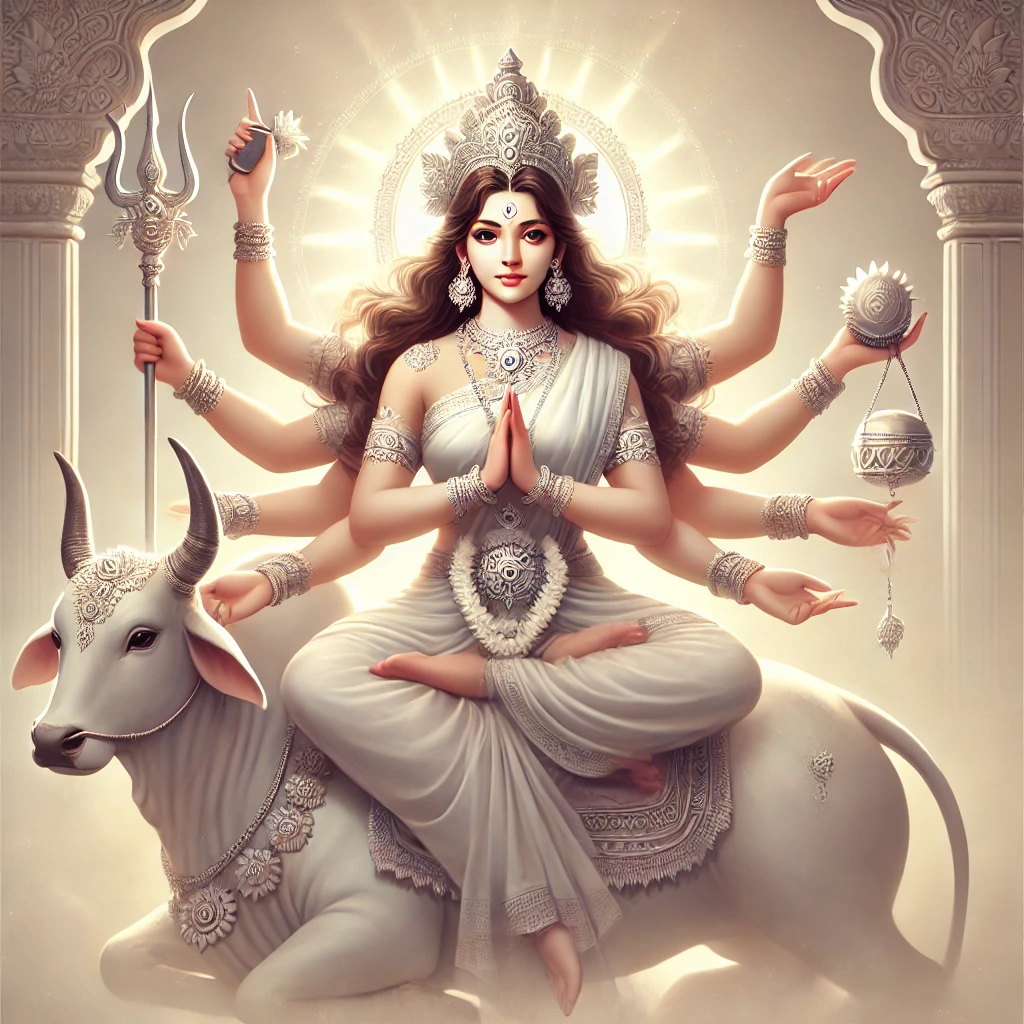 Mata Mahagauri : दुर्गाष्टमी विशेष – नवरात्रीची आठवी देवी – माता महागौरी